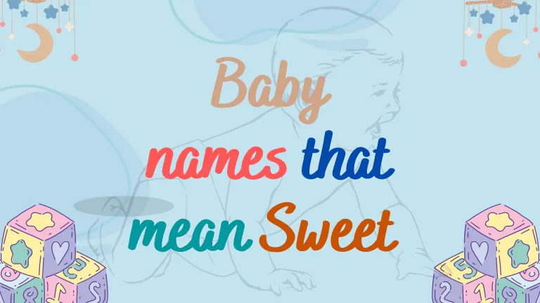 names that mean sweet